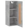 Betongrauer Wandschrank aus Holzwerkstoff, 34,5 x 34 x 90 cm von vidaXL, Sideboards - Ref: Foro24-830520, Preis: 48,07 €, Rab...