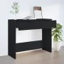 Black engineered wood console table 90x36x75 cm by vidaXL, Side tables - Ref: Foro24-811332, Price: 54,50 €, Discount: %