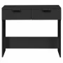 Black engineered wood console table 90x36x75 cm by vidaXL, Side tables - Ref: Foro24-811332, Price: 54,50 €, Discount: %