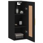 Schwarzer Wandschrank aus Holzwerkstoff, 34,5 x 34 x 90 cm von vidaXL, Sideboards - Ref: Foro24-830485, Preis: 57,17 €, Rabat...