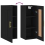 Schwarzer Wandschrank aus Holzwerkstoff, 34,5 x 34 x 90 cm von vidaXL, Sideboards - Ref: Foro24-830485, Preis: 57,17 €, Rabat...