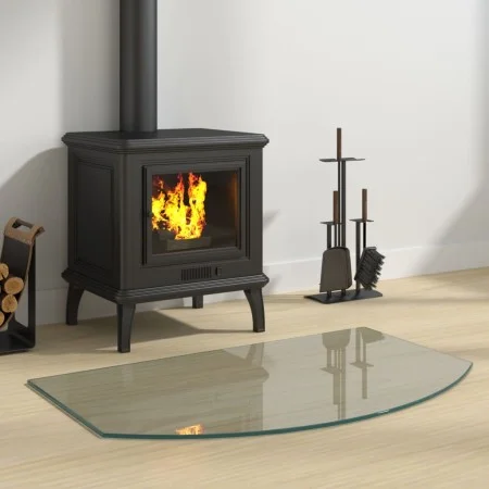 Glasplatte für Kamin 80x50 cm von vidaXL, Glas - Ref: Foro24-324145, Preis: 49,15 €, Rabatt: %