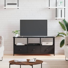 TV-Möbel Eisen und Sperrholz schwarz 102x33x45 cm von vidaXL, TV-Möbel - Ref: Foro24-831788, Preis: 75,76 €, Rabatt: %