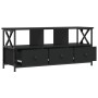 TV-Möbel Eisen und Sperrholz schwarz 102x33x45 cm von vidaXL, TV-Möbel - Ref: Foro24-831788, Preis: 75,76 €, Rabatt: %