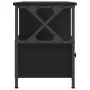 Mueble de TV hierro y madera contrachapada negro 102x33x45 cm de vidaXL, Muebles TV - Ref: Foro24-831788, Precio: 74,79 €, De...