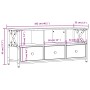 TV-Möbel Eisen und Sperrholz schwarz 102x33x45 cm von vidaXL, TV-Möbel - Ref: Foro24-831788, Preis: 75,76 €, Rabatt: %