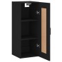 Schwarzer Wandschrank aus Holzwerkstoff, 34,5 x 34 x 90 cm von vidaXL, Sideboards - Ref: Foro24-830501, Preis: 51,47 €, Rabat...