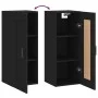 Schwarzer Wandschrank aus Holzwerkstoff, 34,5 x 34 x 90 cm von vidaXL, Sideboards - Ref: Foro24-830501, Preis: 50,92 €, Rabat...