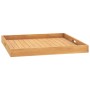 Solid teak wood tray 70x70 cm by vidaXL, Serving platters - Ref: Foro24-315459, Price: 102,46 €, Discount: %