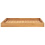 Solid teak wood tray 70x70 cm by vidaXL, Serving platters - Ref: Foro24-315459, Price: 102,46 €, Discount: %