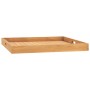 Solid teak wood tray 70x70 cm by vidaXL, Serving platters - Ref: Foro24-315459, Price: 102,46 €, Discount: %