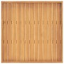 Bandeja de madera de teca maciza 70x70 cm