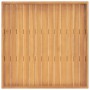 Solid teak wood tray 70x70 cm by vidaXL, Serving platters - Ref: Foro24-315459, Price: 102,46 €, Discount: %