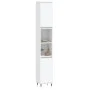 Badezimmerschrank aus weißem Sperrholz, 30 x 30 x 190 cm von vidaXL, Badezimmerwaschtische - Ref: Foro24-831524, Preis: 101,8...