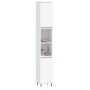 Badezimmerschrank aus weißem Sperrholz, 30 x 30 x 190 cm von vidaXL, Badezimmerwaschtische - Ref: Foro24-831524, Preis: 103,8...