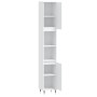 Badezimmerschrank aus weißem Sperrholz, 30 x 30 x 190 cm von vidaXL, Badezimmerwaschtische - Ref: Foro24-831524, Preis: 103,8...