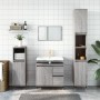Sonoma gray plywood bathroom cabinet 30x30x190 cm by vidaXL, bathroom vanities - Ref: Foro24-831530, Price: 82,81 €, Discount: %