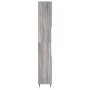 Sonoma gray plywood bathroom cabinet 30x30x190 cm by vidaXL, bathroom vanities - Ref: Foro24-831530, Price: 82,81 €, Discount: %
