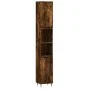 Smoked oak plywood bathroom cabinet 30x30x190 cm by vidaXL, bathroom vanities - Ref: Foro24-831529, Price: 78,13 €, Discount: %