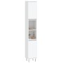 Badezimmerschrank aus weißem Sperrholz, 30 x 30 x 190 cm von vidaXL, Badezimmerwaschtische - Ref: Foro24-831532, Preis: 96,13...
