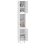 Badezimmerschrank aus weißem Sperrholz, 30 x 30 x 190 cm von vidaXL, Badezimmerwaschtische - Ref: Foro24-831532, Preis: 96,13...