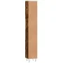 Armario de baño madera contrachapada roble ahumado 30x30x190 cm de vidaXL, Tocadores de baño - Ref: Foro24-831537, Precio: 80...