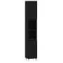 Black plywood bathroom cabinet 30x30x190 cm by vidaXL, bathroom vanities - Ref: Foro24-831525, Price: 82,53 €, Discount: %