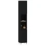 Black plywood bathroom cabinet 30x30x190 cm by vidaXL, bathroom vanities - Ref: Foro24-831525, Price: 82,53 €, Discount: %