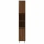 Badezimmerschrank aus braunem Eichensperrholz, 30 x 30 x 190 cm von vidaXL, Badezimmerwaschtische - Ref: Foro24-831539, Preis...