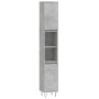 Badezimmerschrank aus betongrauem Sperrholz, 30 x 30 x 190 cm von vidaXL, Badezimmerwaschtische - Ref: Foro24-831536, Preis: ...