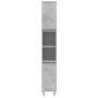 Badezimmerschrank aus betongrauem Sperrholz, 30 x 30 x 190 cm von vidaXL, Badezimmerwaschtische - Ref: Foro24-831536, Preis: ...
