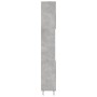 Badezimmerschrank aus betongrauem Sperrholz, 30 x 30 x 190 cm von vidaXL, Badezimmerwaschtische - Ref: Foro24-831536, Preis: ...