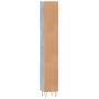 Badezimmerschrank aus betongrauem Sperrholz, 30 x 30 x 190 cm von vidaXL, Badezimmerwaschtische - Ref: Foro24-831536, Preis: ...