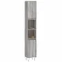 Badezimmerschrank aus grauem Sonoma-Sperrholz, 30x30x190 cm. von vidaXL, Badezimmermöbel - Ref: Foro24-831538, Preis: 84,71 €...
