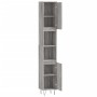 Badezimmerschrank aus grauem Sonoma-Sperrholz, 30x30x190 cm. von vidaXL, Badezimmermöbel - Ref: Foro24-831538, Preis: 86,22 €...