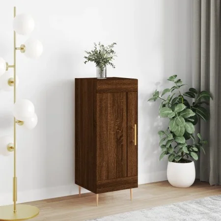 Oak brown engineered wood sideboard 34.5x34x90 cm by vidaXL, Sideboards - Ref: Foro24-830435, Price: 61,49 €, Discount: %