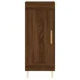 Oak brown engineered wood sideboard 34.5x34x90 cm by vidaXL, Sideboards - Ref: Foro24-830435, Price: 61,49 €, Discount: %