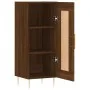 Oak brown engineered wood sideboard 34.5x34x90 cm by vidaXL, Sideboards - Ref: Foro24-830435, Price: 61,49 €, Discount: %