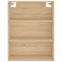 Hohes Sideboard aus eichenfarbenem Sperrholz, 69,5 x 34 x 180 cm von vidaXL, Sideboards - Ref: Foro24-3189224, Preis: 143,32 ...