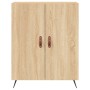 Aparador alto madera contrachapada color roble 69,5x34x180 cm de vidaXL, Aparadores - Ref: Foro24-3189224, Precio: 143,32 €, ...