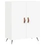 Aparador alto madera contrachapada blanco 69,5x34x180 cm de vidaXL, Aparadores - Ref: Foro24-3189221, Precio: 128,54 €, Descu...