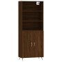 Tall oak brown plywood sideboard 69.5x34x180 cm by vidaXL, Sideboards - Ref: Foro24-3189228, Price: 155,96 €, Discount: %