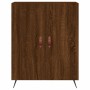 Tall oak brown plywood sideboard 69.5x34x180 cm by vidaXL, Sideboards - Ref: Foro24-3189228, Price: 155,96 €, Discount: %
