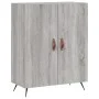 Aparador alto madera contrachapada gris sonoma 69,5x34x180 cm de vidaXL, Aparadores - Ref: Foro24-3189227, Precio: 129,86 €, ...