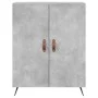 Aparador alto madera contrachapada gris hormigón 69,5x34x180 cm de vidaXL, Aparadores - Ref: Foro24-3189225, Precio: 124,23 €...
