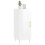 Aparador de madera contrachapada blanco brillante 34,5x34x90 cm de vidaXL, Aparadores - Ref: Foro24-830430, Precio: 62,25 €, ...