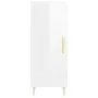 Glossy white plywood sideboard 34.5x34x90 cm by vidaXL, Sideboards - Ref: Foro24-830430, Price: 61,54 €, Discount: %