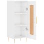 Aparador de madera contrachapada blanco brillante 34,5x34x90 cm de vidaXL, Aparadores - Ref: Foro24-830430, Precio: 62,25 €, ...