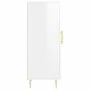 Glossy white plywood sideboard 34.5x34x90 cm by vidaXL, Sideboards - Ref: Foro24-830430, Price: 61,54 €, Discount: %