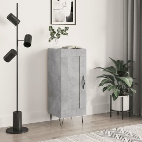 Betongraues Sperrholz-Sideboard 34,5 x 34 x 90 cm von vidaXL, Sideboards - Ref: Foro24-830440, Preis: 56,18 €, Rabatt: %